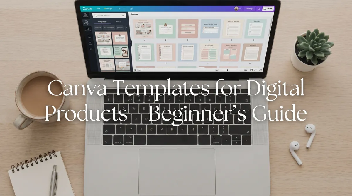 Canva Templates for Digital Products: Create, List, and Sell (Beginner’s Guide)