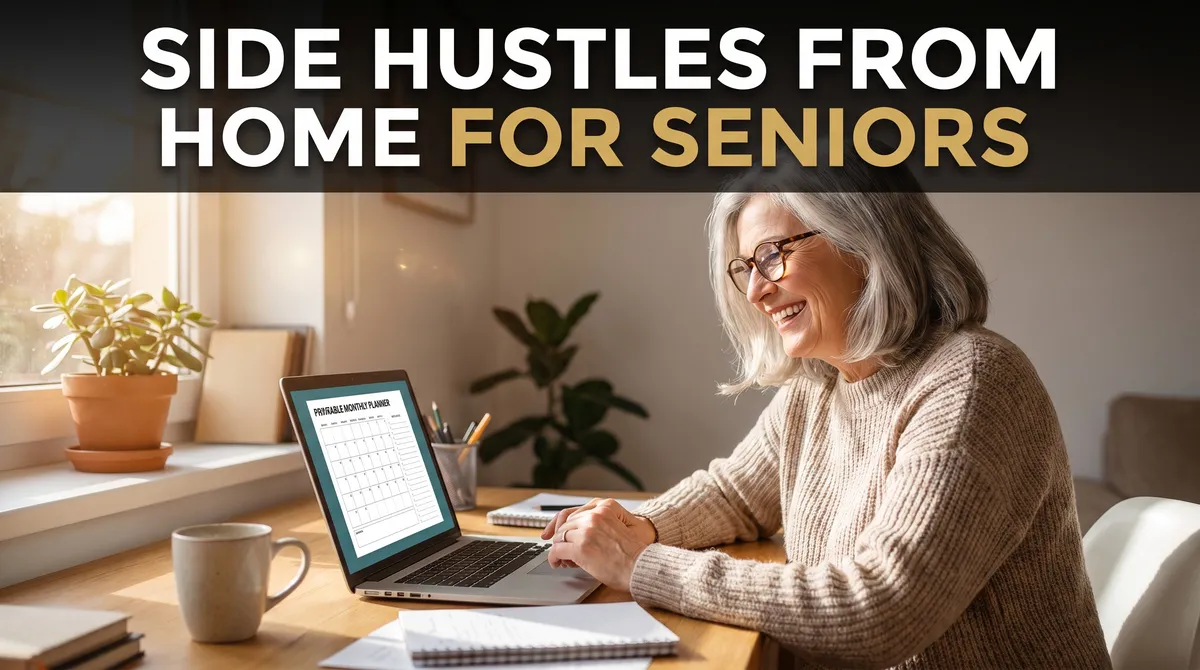 Side Hustles for Seniors from Home: Low‑Tech Digital Products That Sell